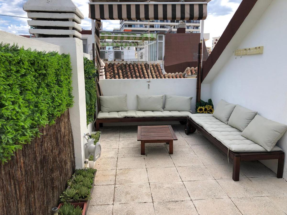 El Cortijuelo. Magnificent Triplex Terraced House With Rooftop Of 18M2, Overlooking The Sea. Parking Torremolinos Esterno foto